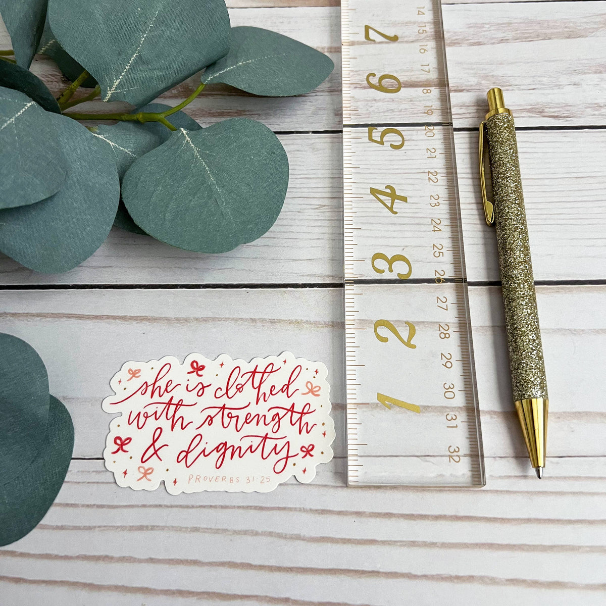 Proverbs 31 sticker | Bible journaling
