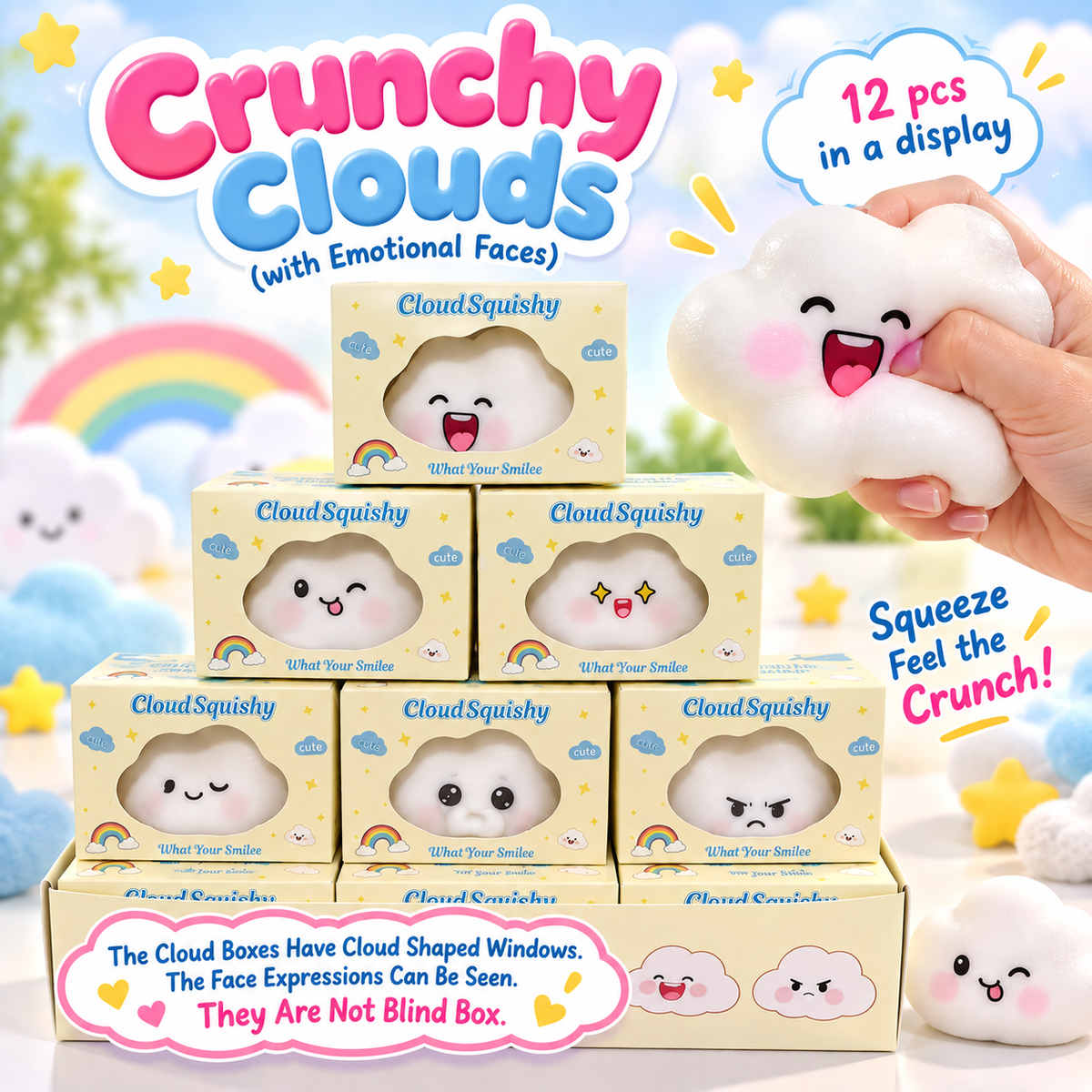 Crunchy Clouds ASMR Squishy