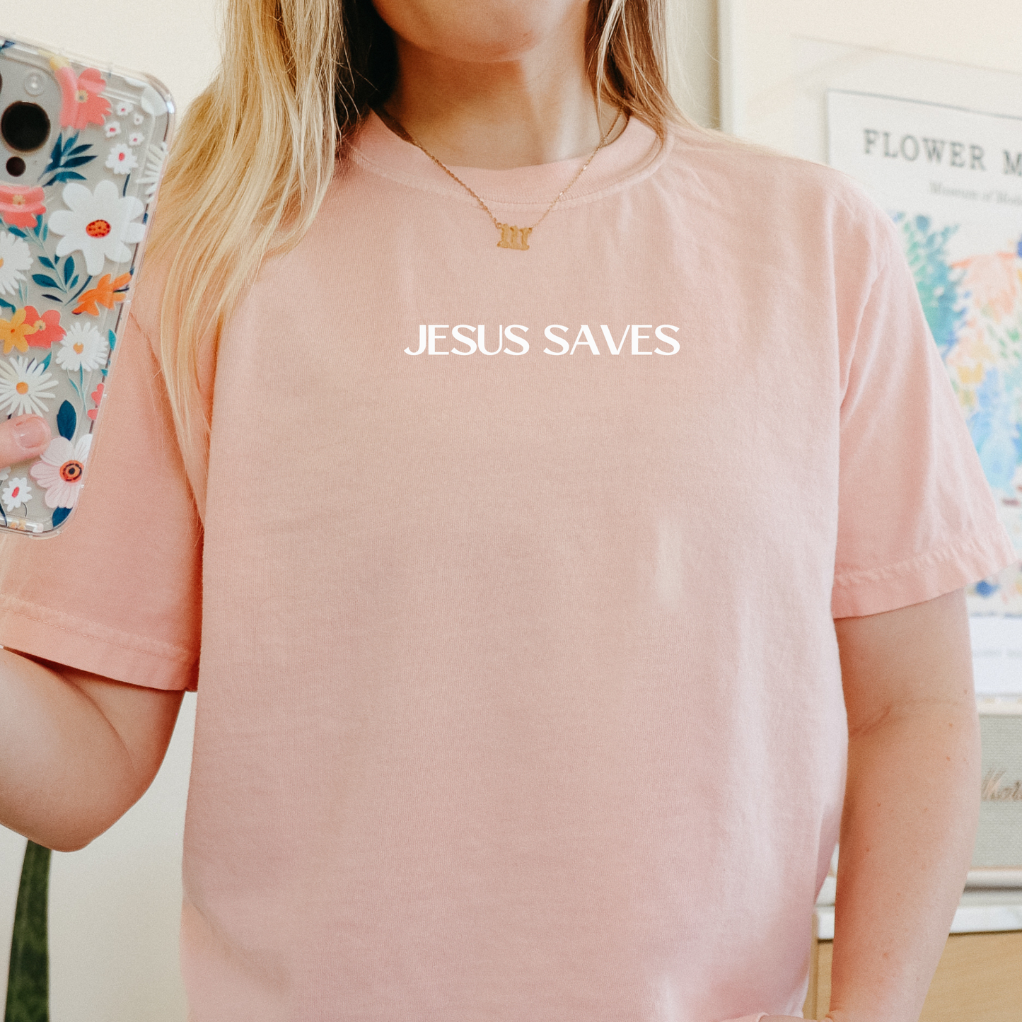 Jesus Saves Power In the Name of Jesus Unisex Christian Tee