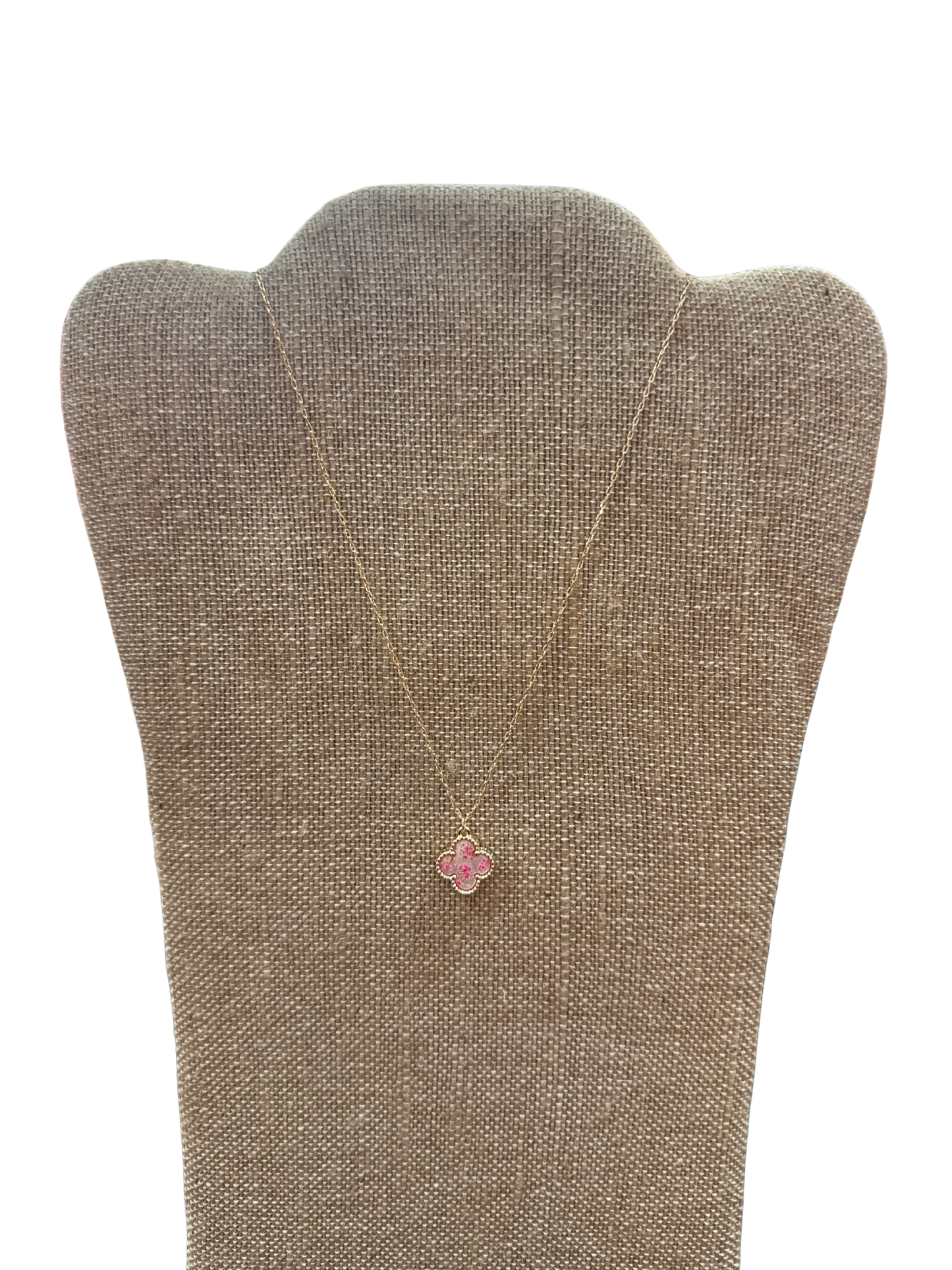 Floral Clover Necklace