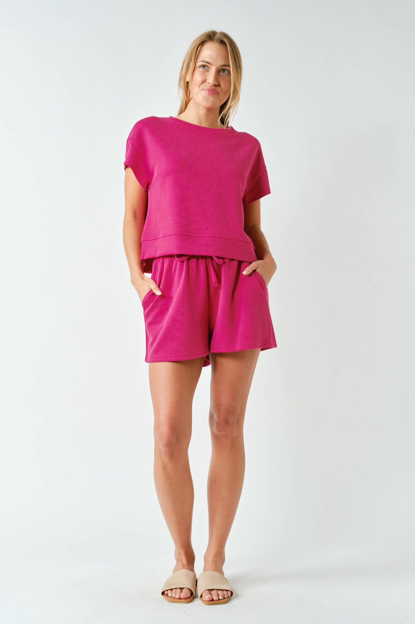 Luxe Rib Tee Set