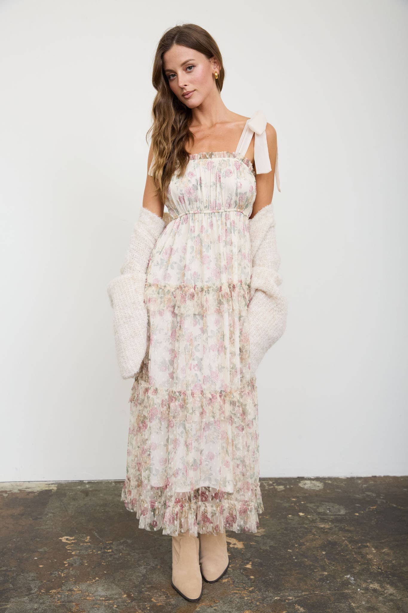 Floral Chiffon Dress
