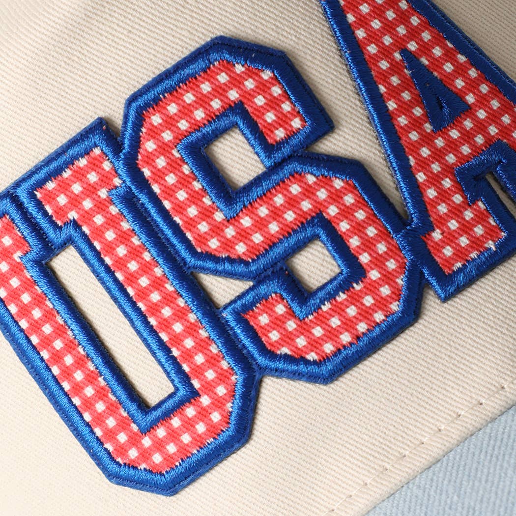 USA Patch Denim Baseball Cap