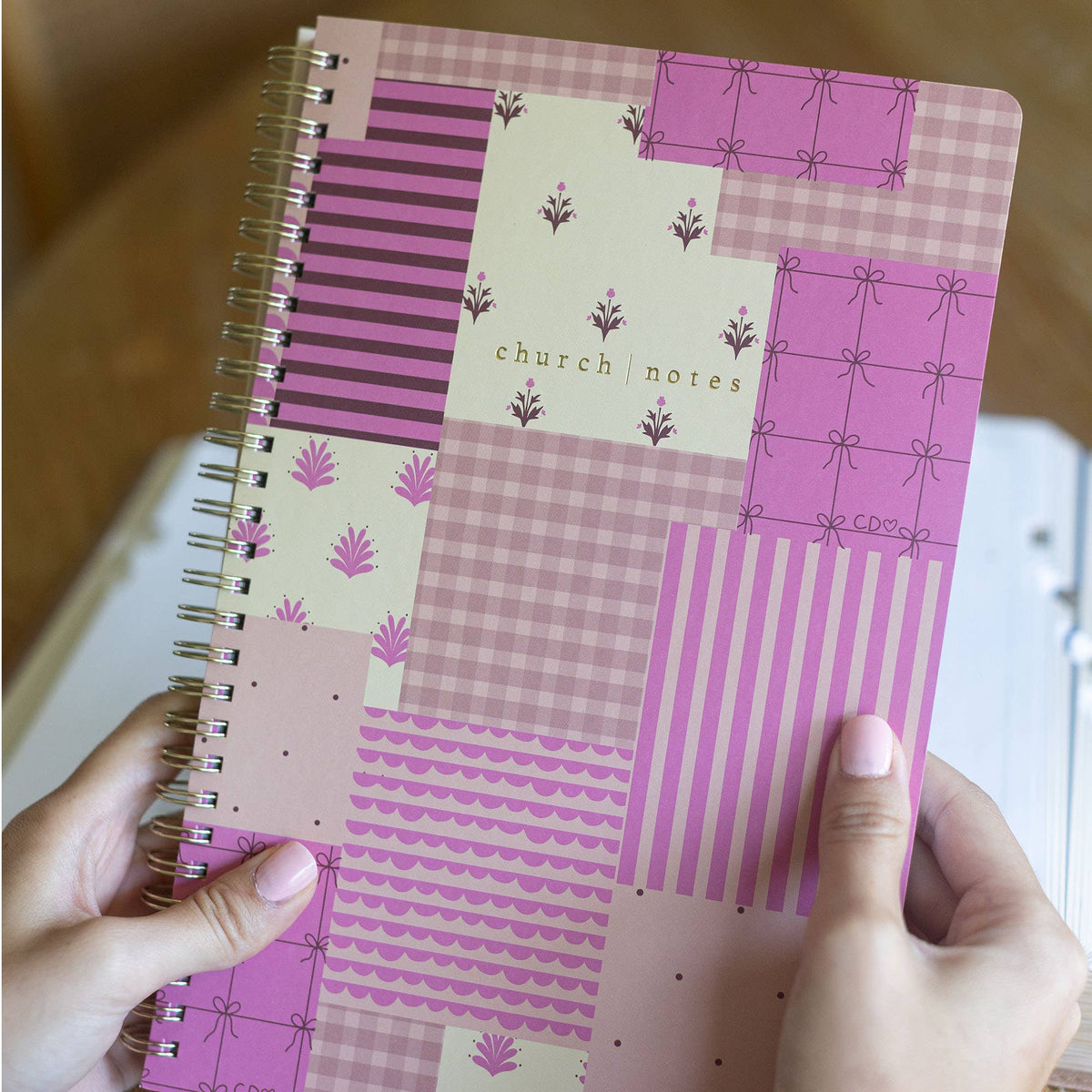 Quilted Bible Study Notebook