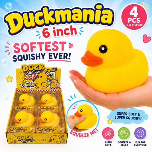Yellow Duck Jumbo Squishy