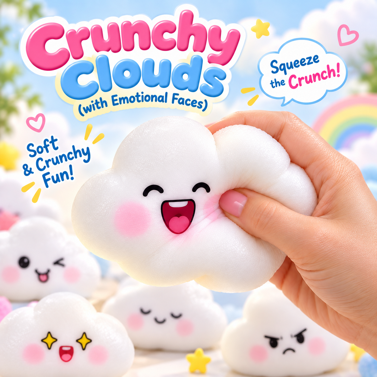 Crunchy Clouds ASMR Squishy