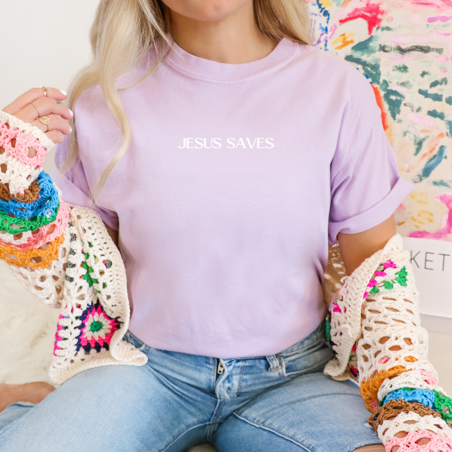 Jesus Saves Power In the Name of Jesus Unisex Christian Tee