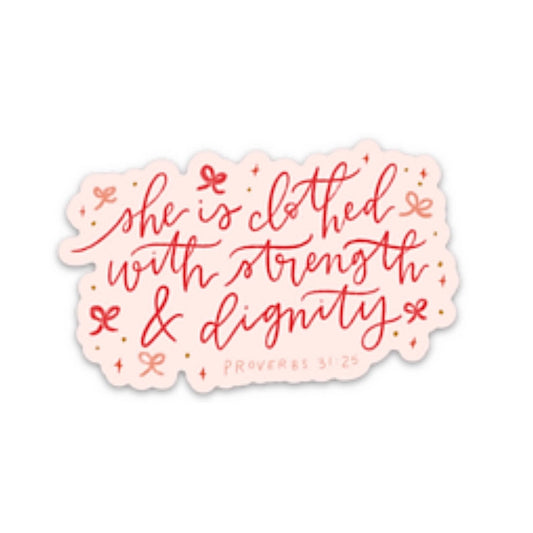 Proverbs 31 sticker | Bible journaling