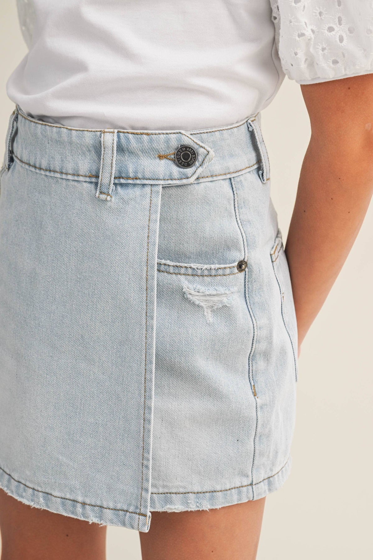 Classy Denim Skort