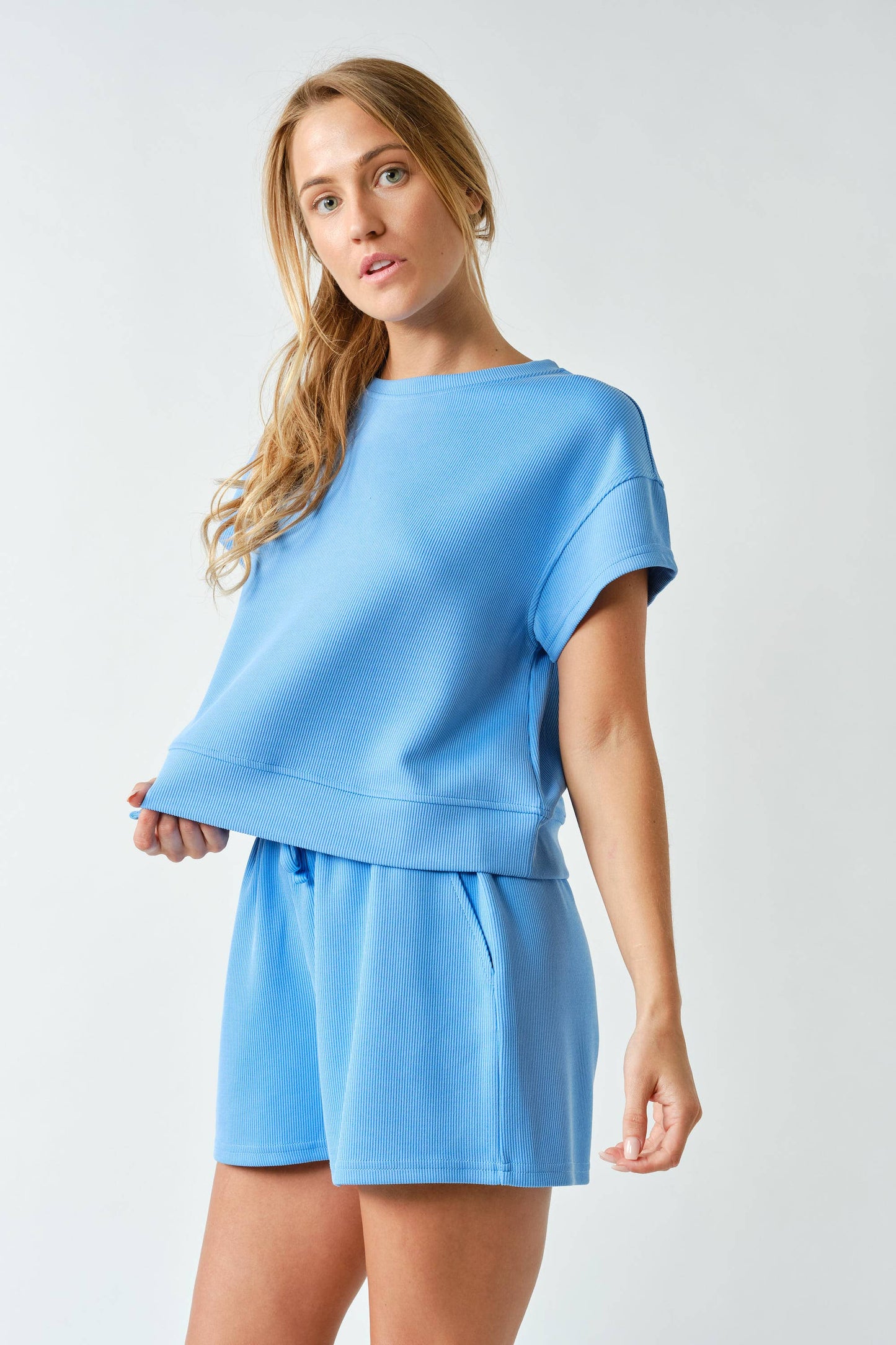 Luxe Rib Tee Set