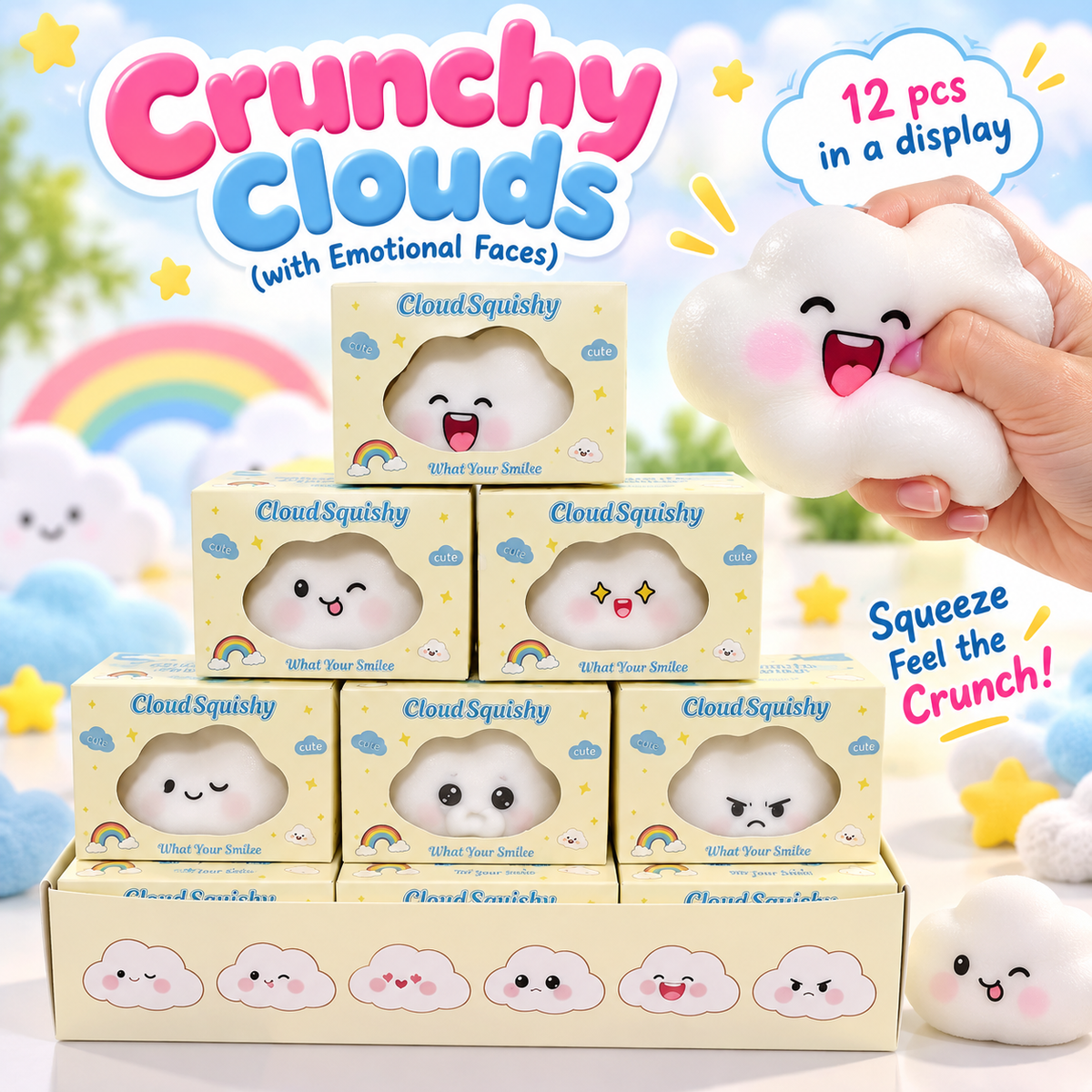 Crunchy Clouds ASMR Squishy