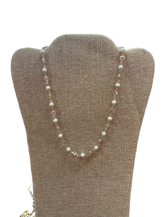 Pearl and Diamond Necklace