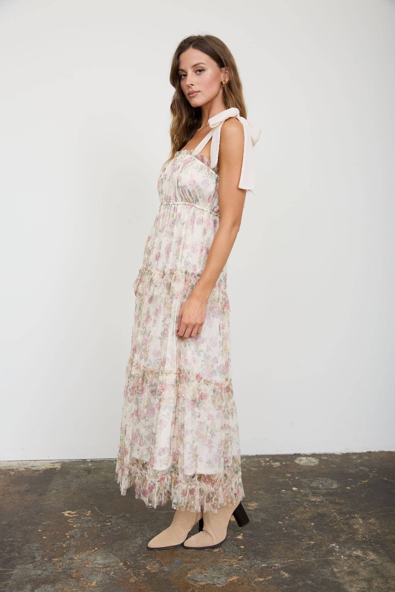Floral Chiffon Dress