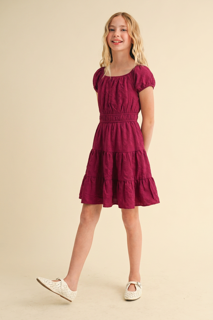 Macy Maroon Dress