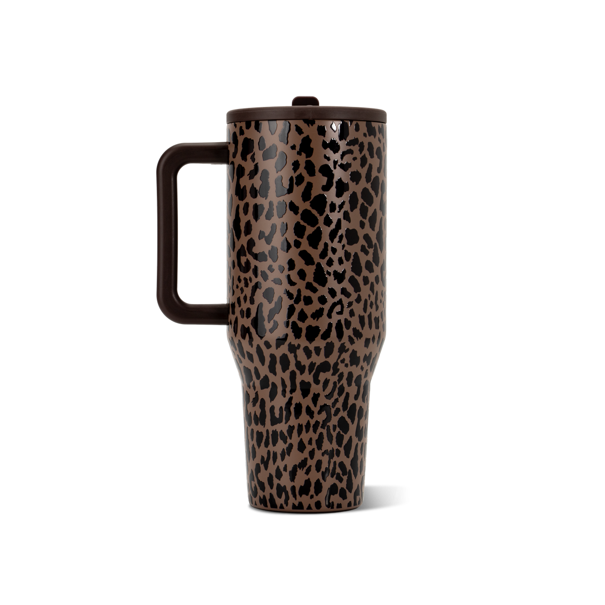 Brown Leopard HydroJug 40 oz